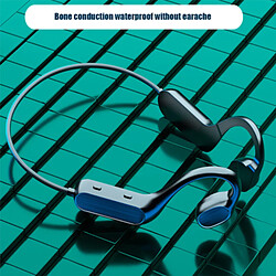 Acheter Universal Écouteurs Bluetooth sans fil à conduction osseuse, écouteurs stéréo, écouteurs de sport étanches et pare-balles, écouteurs Miblo, écouteurs.