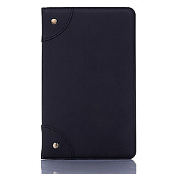 Wewoo Housse Coque Etui à rabat horizontal en cuir de style livre pour Galaxy Tab A 8 2019 P200 / P205avec porte-cartes et porte-cartesavec porte-monnaie Noir