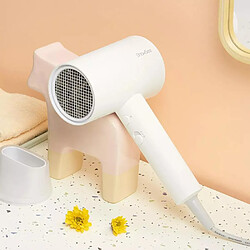 Universal Sèche-cheveux anion 1800W Soin des cheveux anion professionnel séchage rapide Sèche-cheveux domestique portable Diffuseur(blanche) pas cher