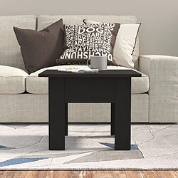 Avis Maison Chic Table basse,Table Console Table d'appoint, Table pour salon noir 55x55x42 cm bois d'ingénierie -MN55372