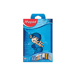 Maped Trousse Karate, en polyester, bleu, garni ()