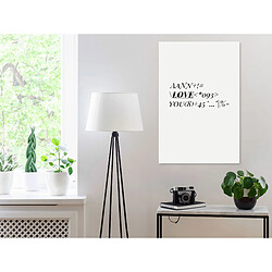 Artgeist Tableau - Love Code (1 Part) Vertical [20x30]