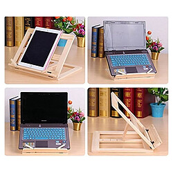 Acheter Wewoo Cadre en bois Livre Lecture Étagère Support Tablette PC Musique Stand Dessin Chevalet