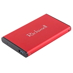 Wewoo Disque dur Externe 500GB Boîtier de mobile à interface super rapide USB 3.0, 500 Go (2,5 pouces) (Rouge)