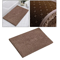 Acheter Tapis De Salle De Bain Tapis De Douche Tapis Absorbants Antidérapants Marron-40x60cm