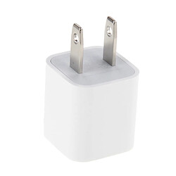 Wewoo Pour iPhone 6s & 6s blanc Plus, 6 et 6 Plus, 5S / 5G, 4 4S, iPod Touch Chargeur USB US Socket Plug,