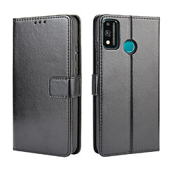 Etui en PU Cheval fou noir pour votre Huawei Honor 9X Lite