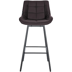 Non Tabouret de bar Weston pivotant simili cuir pas cher