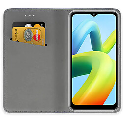 Avis Htdmobiles Housse pour Xiaomi Redmi A1 / A1 Plus - etui coque pochette portefeuille + film ecran - BLEU MAGNET