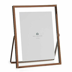 Gift Decor Cadre photo Cuivre Métal verre Plastique 18,5 x 1 x 23 cm (12 Unités)