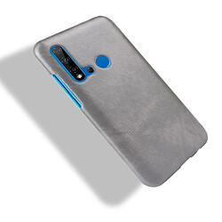 Acheter Wewoo Coque PC + PU antichoc Litchi Texture pour Huawei P20 lite 2019 / Nova 5i Gris