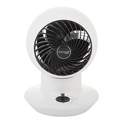 Iris Ohyama, Ventilateur Silencieux, Oscillant et Compact - Woozoo - PCF-SM12, blanc, 18 W, 11 m²