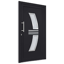 Avis vidaXL Porte d'entrée Anthracite 98x208 cm