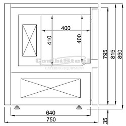 Cellule de refroidissement - 5 niveaux GN 1/1 - Combisteel