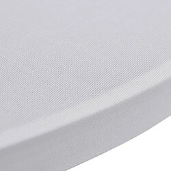 Acheter vidaXL Housses élastiques de table Ø 70 cm Blanc 4 pcs