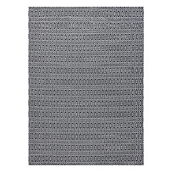 RUGSX Tapis CASA ECO SIZAL BOHO - Noir et Gris