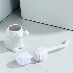 Avis Universal Brosse de toilette à cheveux souples, base en céramique, poignée en plastique, forme d'éléphant, articles de toilette