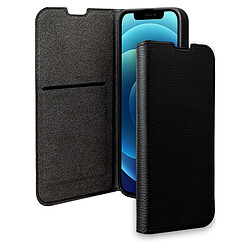 Bigben Etui Folio Wallet noir pour iPhone 12 / 12 Pro - 65% Plastique recyclé Certifié GRS