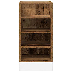 Avis vidaXL Armoire de plancher vieux bois 40x44,5x81,5cm bois d'ingénierie