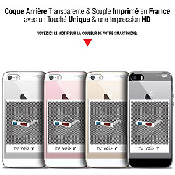 Avis Caseink Coque arrière Apple iPhone 5/5s/SE (4 ) Gel HD [ Nouvelle Collection - Souple - Antichoc - Imprimé en France] Tu Vois ce que Je Vois