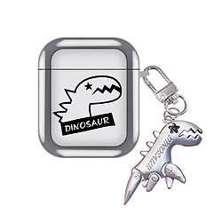 GUPBOO Airpods Coque Housse Étui Protecteur Compatible pour AirPods1/2-Dessin animé mignon petite personnalité de dinosaure