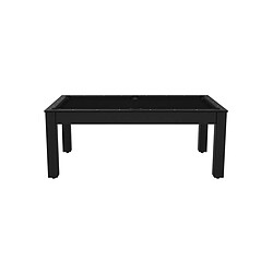 De Faugeres Billard convertible table 8 personnes Arizona (plateau et accessoires en option) Noir grainé , Noir (plateau)