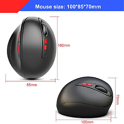 Wewoo Souris sans fil HXSJ T33 optique pour ordinateur portable filergonomique2,4 GHz Noir