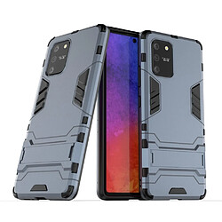 Coque en TPU hybride cool guard avec béquille bleu pour votre Samsung Galaxy A91/S10 Lite