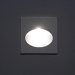 Ledkia Balise Extérieure Murale LED Encastrable 3W Carrée Coney Blanche Blanc neutre 4000K