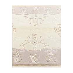 Vidal Tapis de laine 183x122 beige Darya pas cher