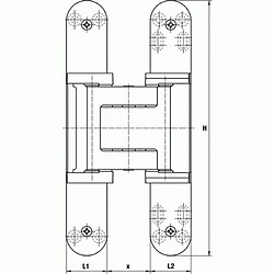 Avis Simonswerk Paumelle Tectus TE 541 FVZ 100 kgs en boîte de 2 paumelles fintion laqué argent F1