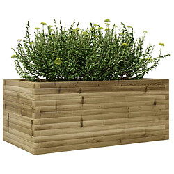 Avis vidaXL Jardinière 110x60x45,5 cm bois de pin imprégné