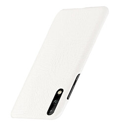 Avis Wewoo Coque Rigide Pour Huawei Enjoy 10s Shockproof Crocodile Texture PC + PU Case White