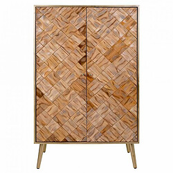 Armoire Alexandra House Living Marron Bois de paulownia 42 x 125 x 76 cm