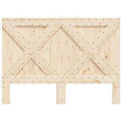 Avis Maison Chic Tête de lit scandinave,Meuble de chambre 140x104 cm bois massif de pin -MN16611