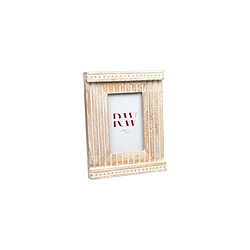 Cadre photo Romimex Blanc Bois de manguier Bois MDF 2 x 15 x 10 cm