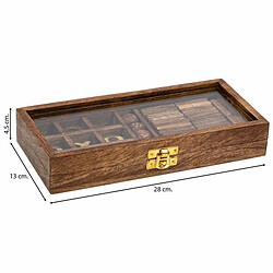 Avis Set de jeux traditionnels Alexandra House Living Marron 13 x 4 x 28 cm 3-en-1