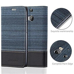 Cadorabo Coque HTC ONE M8 Etui en Bleu