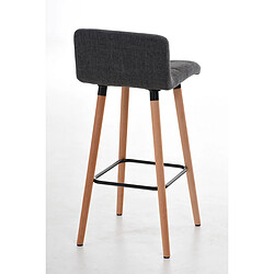 Avis Non Lot de 2 tabourets de bar Lincoln tissu naturel