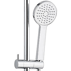 K20 Colonne de Douche sans Robinet K2O Chillout Valley 96,5 cm Design Rond en Acier Inoxydable avec Pommeau de Douche et Douchette à Main pas cher