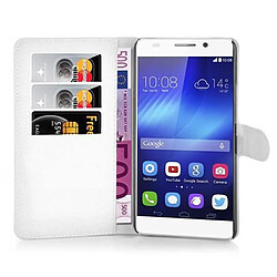 Cadorabo Coque Honor 6 PLUS Etui en Blanc