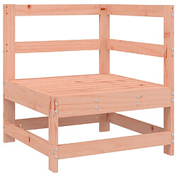 vidaXL Canapé d'angle de jardin bois massif douglas