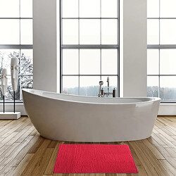 Avis MSV Tapis de bain Microfibre CHENILLE 40x60cm Fuschia