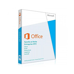 Microsoft Office 2013 Famille et Petite Entreprise (Home & Business) - Clé licence à télécharger - Livraison rapide 7/7j Logiciel à télécharger (lien de téléchargement officiel et clé d'activation authentique). Livraison ultra rapide !