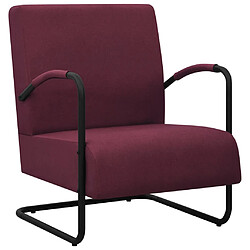 vidaXL Fauteuil Violet Tissu