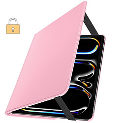 Acheter Avizar Étui Clapet pour iPad Pro 13 2024 Folio Rotatif 360 Support Stand Rose