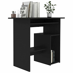 Avis Maison Chic Bureau,Table de travail pour chambre Noir 80 x 45 x 74 cm Aggloméré -GKD79144