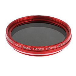 Filtre de densité neutre ajustable variable 43 mm pour ND2 à 400 Slim Fader