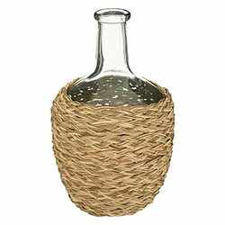 Vase en Verre Tressé Cuba 31cm Naturel