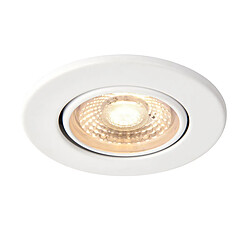 Avis Saxby 500 CCT Lumière Inclinable 5W Encastré Downlight Peinture Blanc Mat